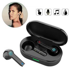 Bluetooth Wireless Headset Stereo Music Earphones Earbud with Charging Case