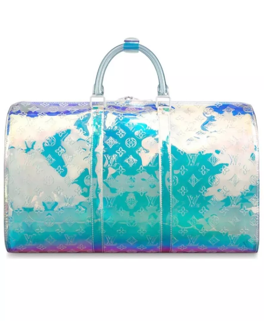 clear lv duffle bag