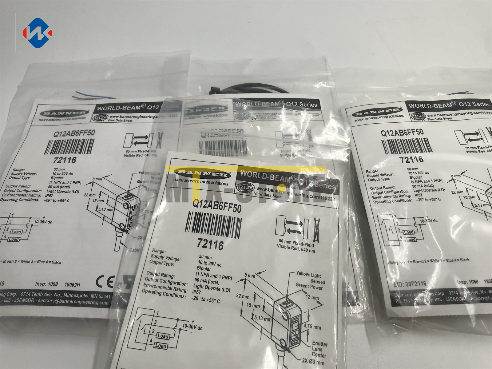 1PC Brand New Ones BANNER Q12AB6FF50