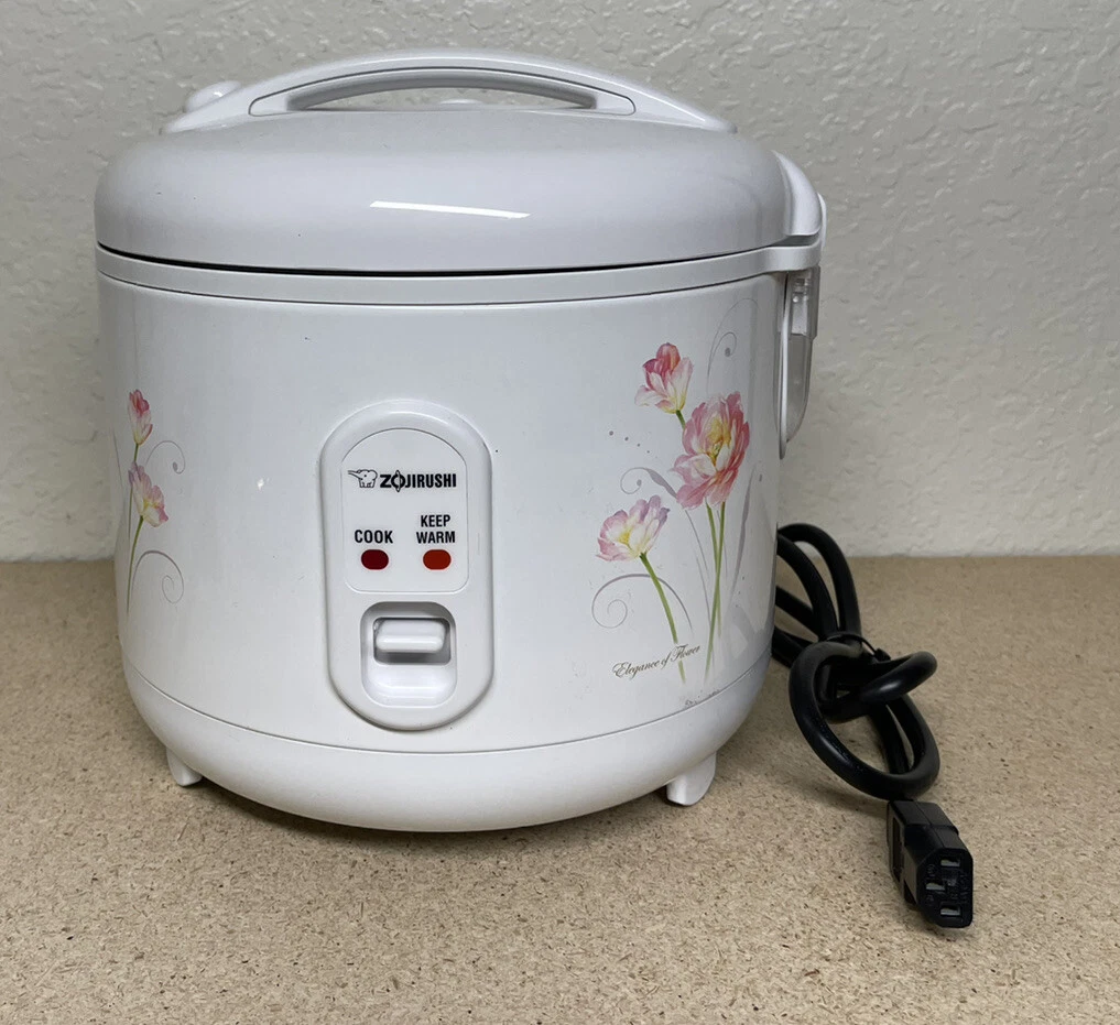 Zojirushi NS-RPC10 Rice Cooker and Warmer 1.0-Liter, Tulip 5 CUP