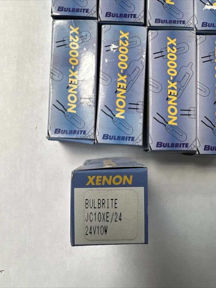 9 Pack 10 Watt T3 G4 Base 24 Volt 10000 Hour Frost Xenon Lightbulb - Image 2 of 3