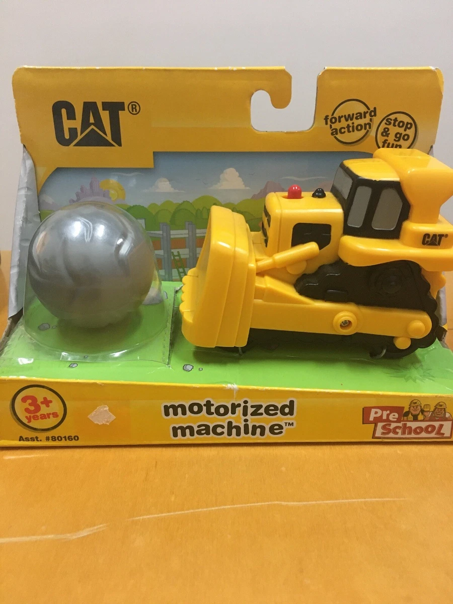 CAT Pre School Toy Motorized Machine Bulldozer 3.5 Ages 3 New eBay