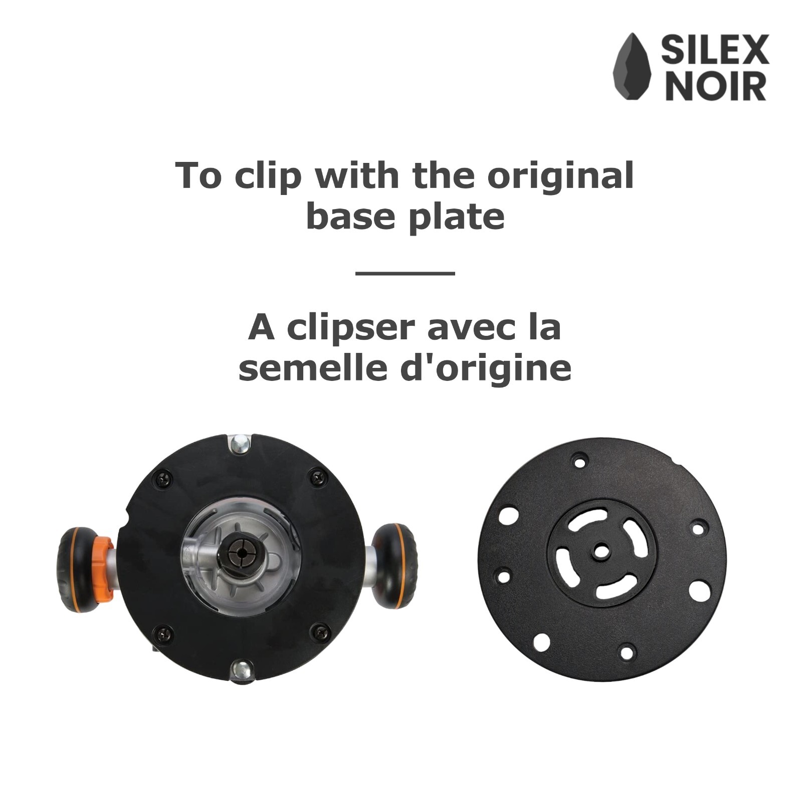 Guide de copiage CMT7E avec bague de centrage pour défonceuse en acier
