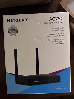 NETGEAR R6020 750 Mbps 4 Port Dual Band WiFi Router 606449119923| eBay