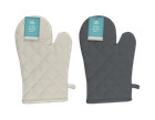 Oven Glove Mitt Quilted Safety Cooking Heat Protection Loop Washable - SINGLE