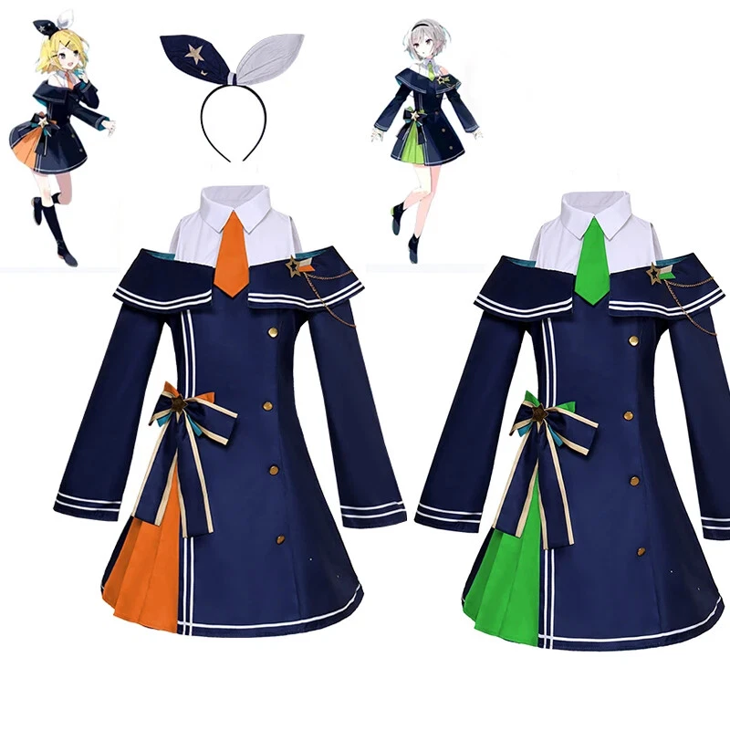 Anime PJSK Cosplay Tenma Saki Hinomori Shiho Hoshino Ichika Leo necesita conjunto de disfraces Foto 3 de 4