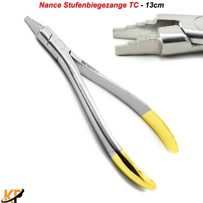 KFO Zangen Nance Stufenbiegezange TC Zahntechnik Dental Kieferorthopädische CE