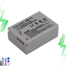 1x 1400mah Battery for Canon NB-7L PowerShot G10 G11 G12 SX30 IS