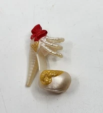 Replacement RIGHT SHOE HEEL Mattel Ever After High Legacy Day Apple White Doll