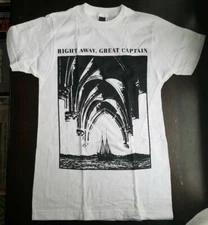 Right Away Great Captain RAGC! XS White T Shirt Manchester Orchestra Andy Hull 