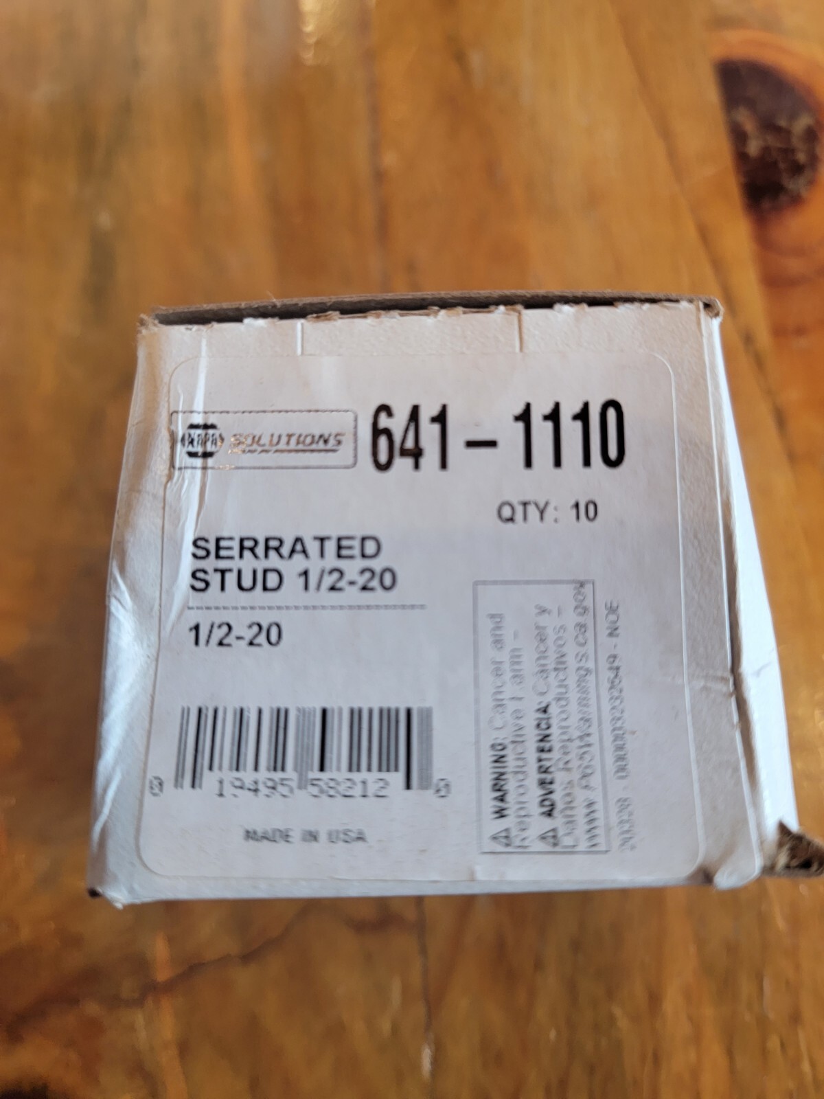 10pk 641110 1/220 Serrated Wheel Stud .560 In Knurl 23/8 In Length eBay