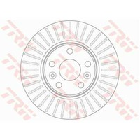 Trw 2X Bremsscheibe Vorne Ø280Mm BelüFtet FüR Renault Megane Ii Coupé-Cabriolet