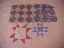 QUILT BLOCKS, 28 MISC. DESIGNS, SIZES, AGES