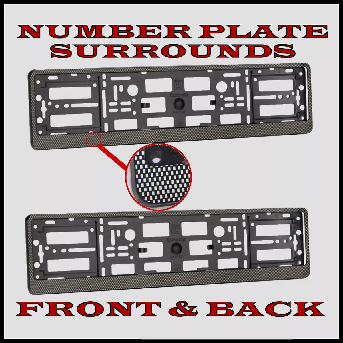 Audi s line 2024 number plate holder