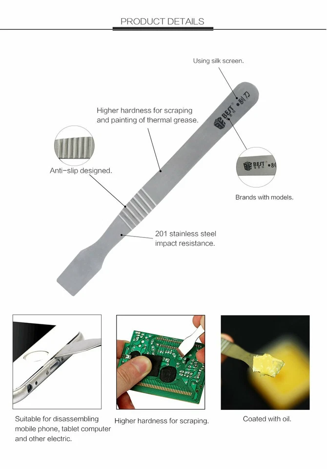 BEST Metal Spudger Stick Opening Repair Tool Laptops iPhone 4S 5 5C 6 iPad iPod - Image 4 of 4