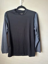 HEATLAST by Weatherproof Base Layer Top Women's Medium Black Hiking Skiing