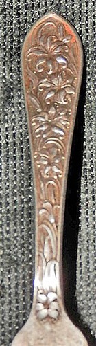 Antique Victorian Sterling Frank Whiting Sterling Fish Fork - Picture 2 of 3