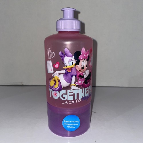 NEW Zak! Disney MINNIE MOUSE Water Bottle Snack Container DAISY DUCK Travel Cup