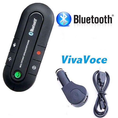 Car Kit Vivavoce Bluetooth da Auto TRASMETTITORE Universale per Cellulari Tablet - Foto 1 di 1