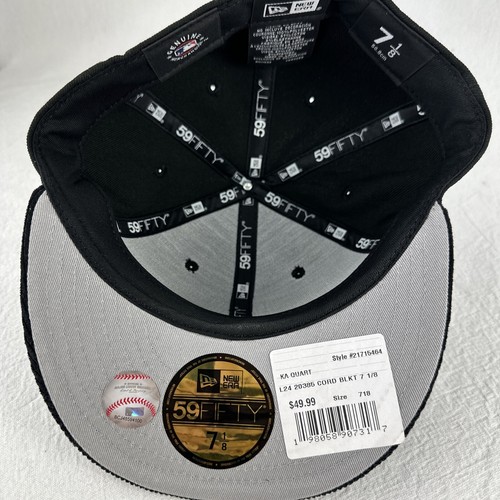 NUEVA ERA 59FIFTY 5950 GORRA AJUSTADA LA LOS ANGELES DODGERS GORRA TALLA 7-1/8 PANA - Imagen 5 de 5