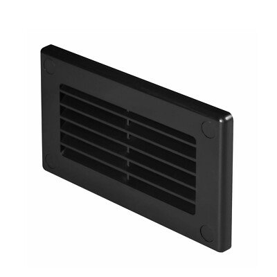 Black Duct Channel Closures 55m/110mm Hydroponic Cover Aerator Grille