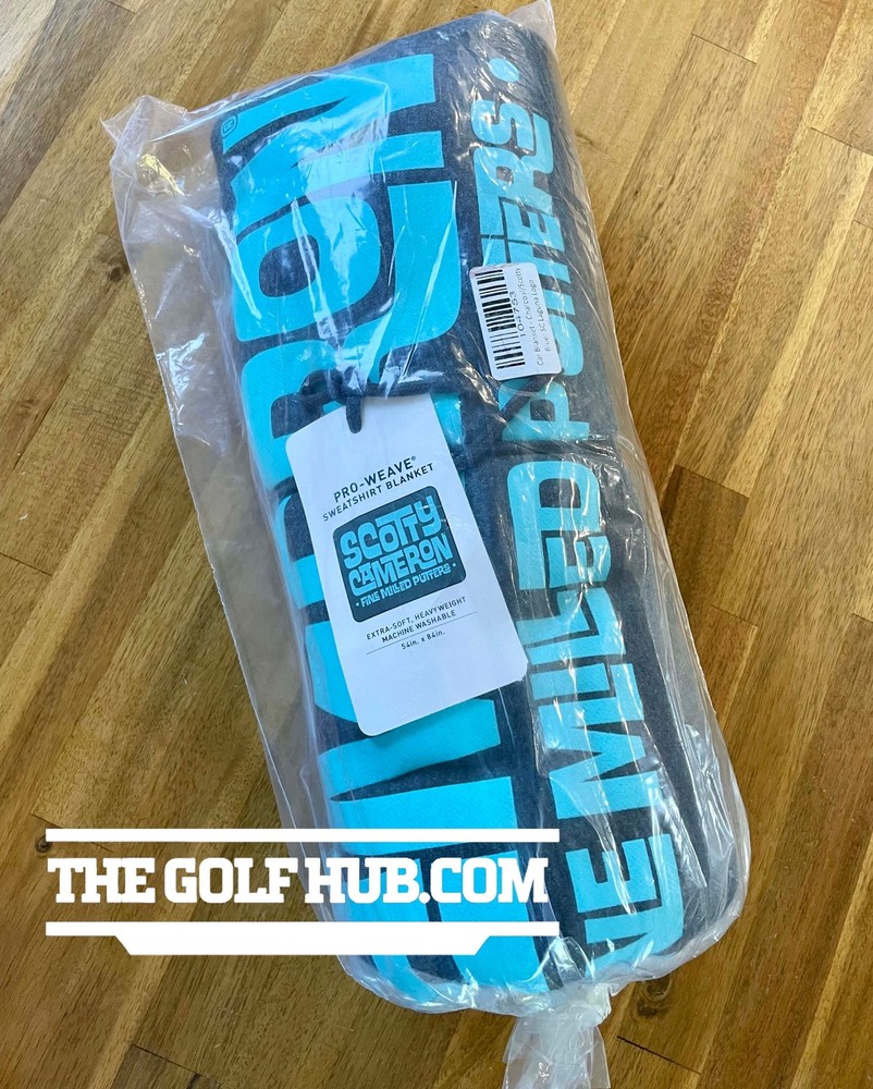 *NEW* Scotty Cameron Laguna Tiffany Charcoal Pro Weave Sweatshirt Blanket