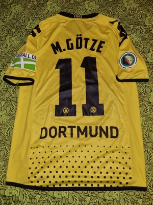 Borussia Dortmund Mario Götze 11 Trikot Pokalfinale 2012 Kappa S b0008