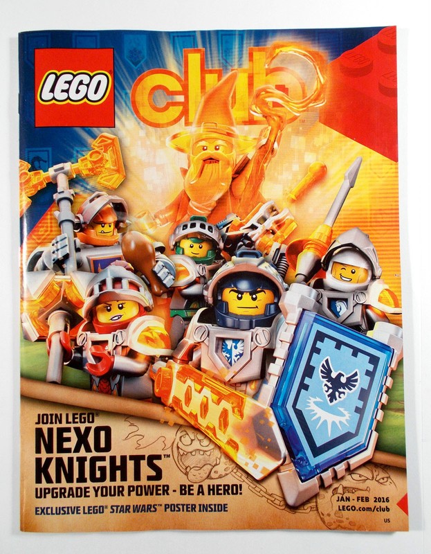 Lego Club Magazine - Star Wars The Force Awakens Issue with Poster Pull-Out RARE