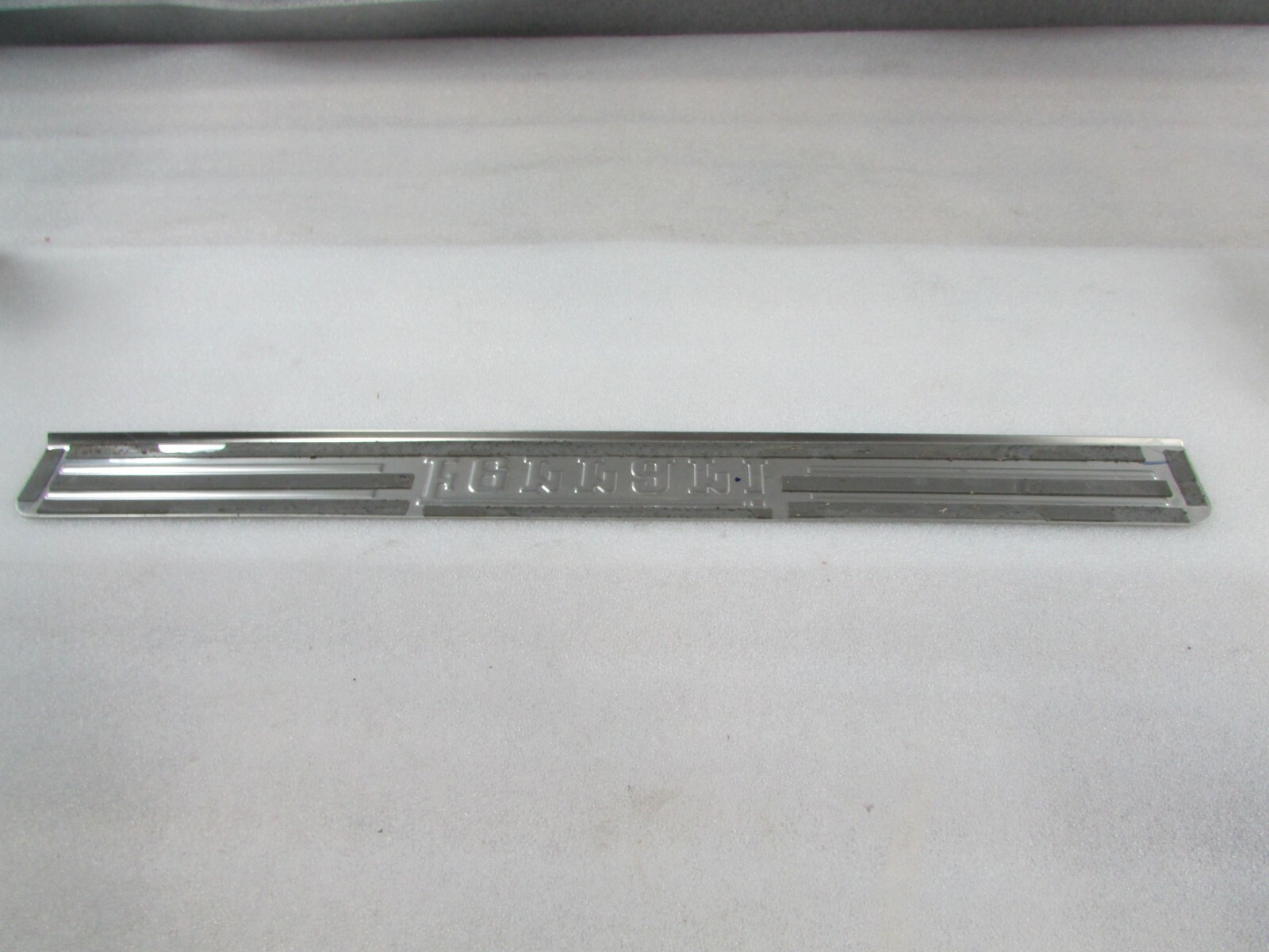 Ferrari 488, Left LH Door Step Plate, Stainless, Used, P/N 86786000