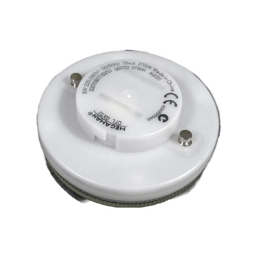 MEGAMAN Compact Fluorescent Light Bulb GX53 240V 9W W/W - Picture 2 of 8