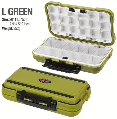 1x Fishing Lure Bait Tackle 2 Layer Storage Box Case Waterproof Compartments NEW - Picture 83 of 150