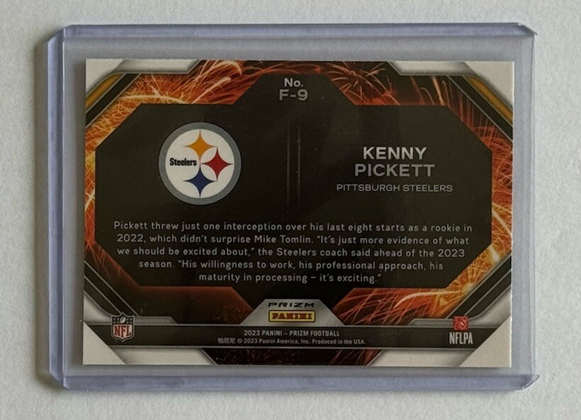 Kenny Pickett Fireworks Green Ice Prizm F9 eBay