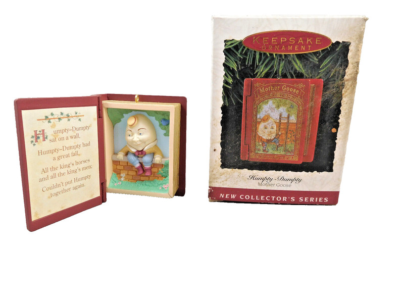 1993  New “Humpty Dumpty” Hallmark Keepsake Mother Goose Book Collectors Series