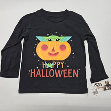 3T BABY YODA HALLOWEEN SHIRT - Mandalorian Grogu - Size 3 Toddler - NEW