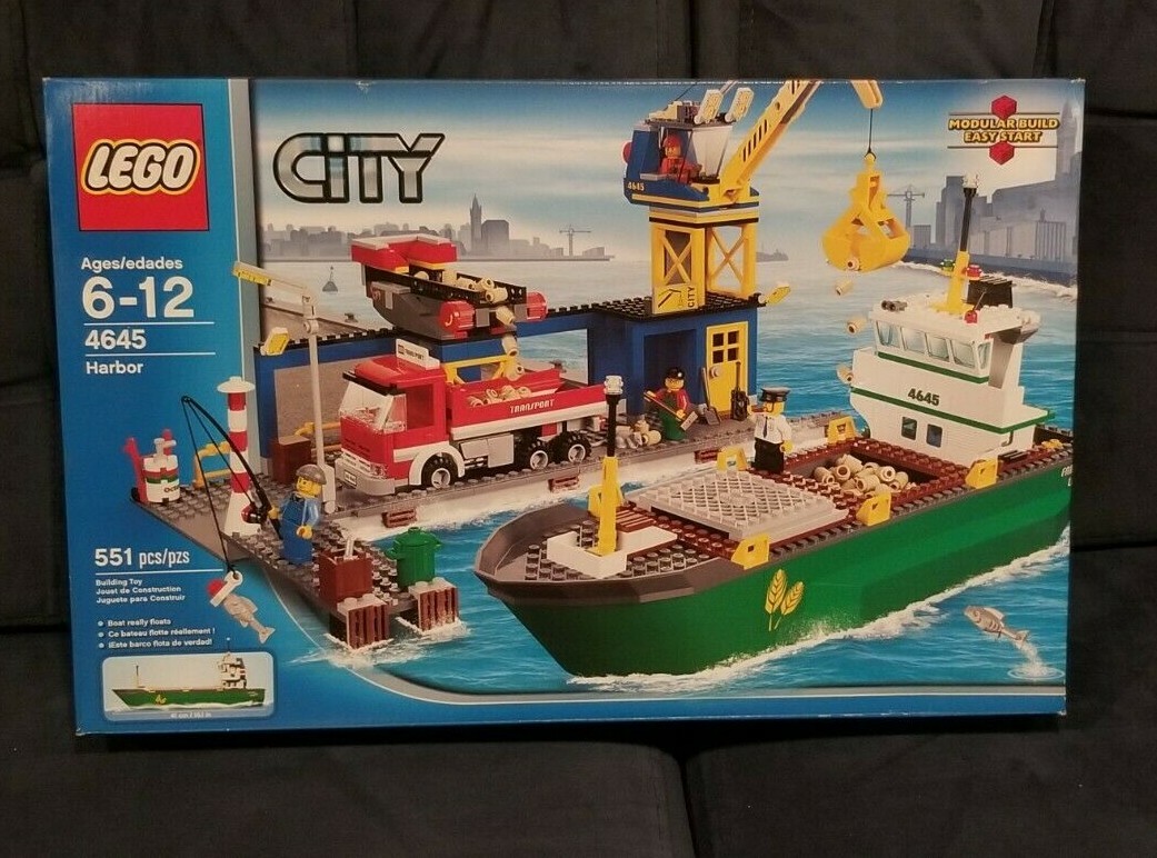 LEGO4645 CITY コンテナ船とハーバー-