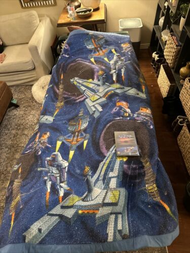 Vintage Walt Disney 1979 The Black Hole Bedding BLANKET + New DVD