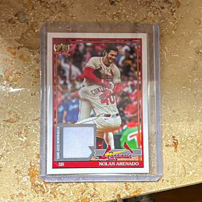 Topps 2026 Series 1 Nolan Arenado Cardinals 1991 Relic #91R-NA