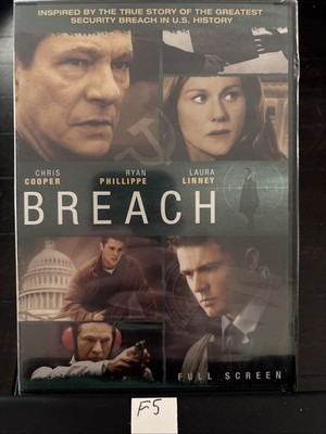 Breach (DVD, 2007, Full Screen) Factory Sealed Chris Cooper Ryan Phillippe F5