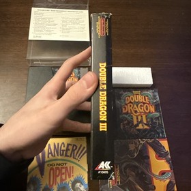 Double Dragon III (Nintendo NES) Complete W Reg & Poster - Tested - Authentic