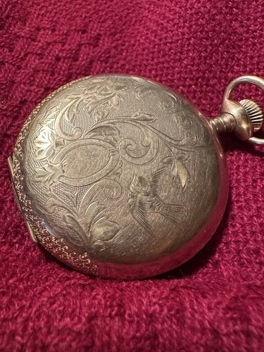Antique Elgin National Watch Co. pocket watch, manufactured circa 1903.