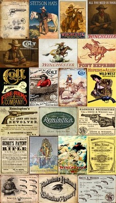 Multi-Angebot Wild West Cowboy Western Old West Metall Plaketten Poster Werbung