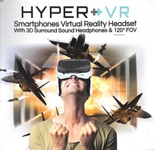 HYPER VR 3D Smartphone Phone Virtual Reality Glasses 3 D Goggles White