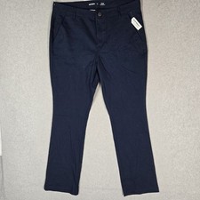 Old Navy Girls Pants 12 Blue Flared High-Rise Flare 30" Inseam NWT