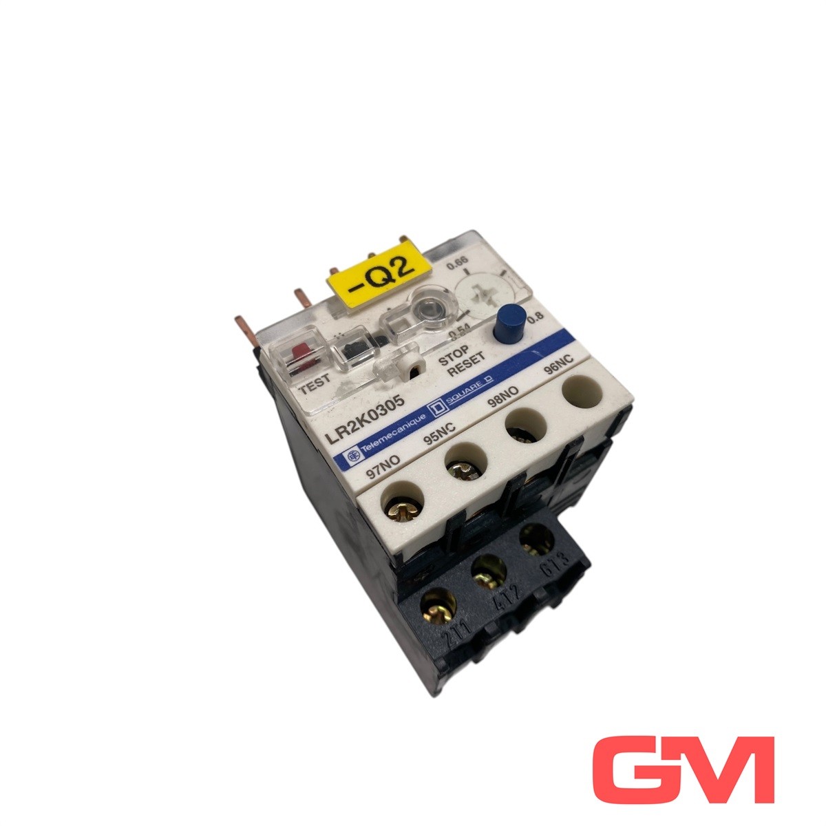 Telemecanique Motor Protection Relay LR2K0305 Thermal Overload 0,54-0,8A