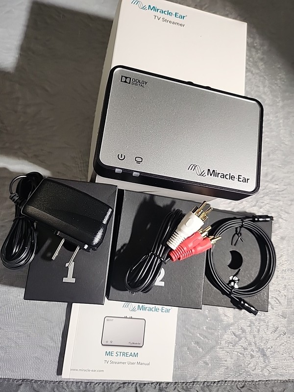 Miracle Ear TV Streamer TV03 Dolby Digital for Wireless Hearing Aids