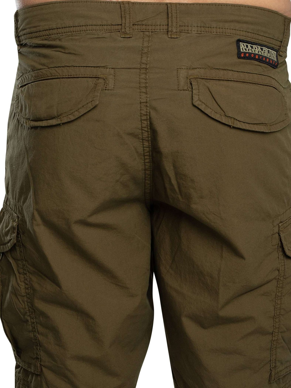 Napapijri Men's Noto 2.0 Cargo Shorts, Green image 4