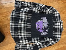 Upcycled Flannel Kansas State Shirt XL