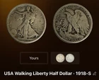 1918-S Walking Liberty Silver Half Dollar