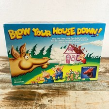 Blow Your House Down! Game - 100% Complete - 1992 Pressman Games RARE