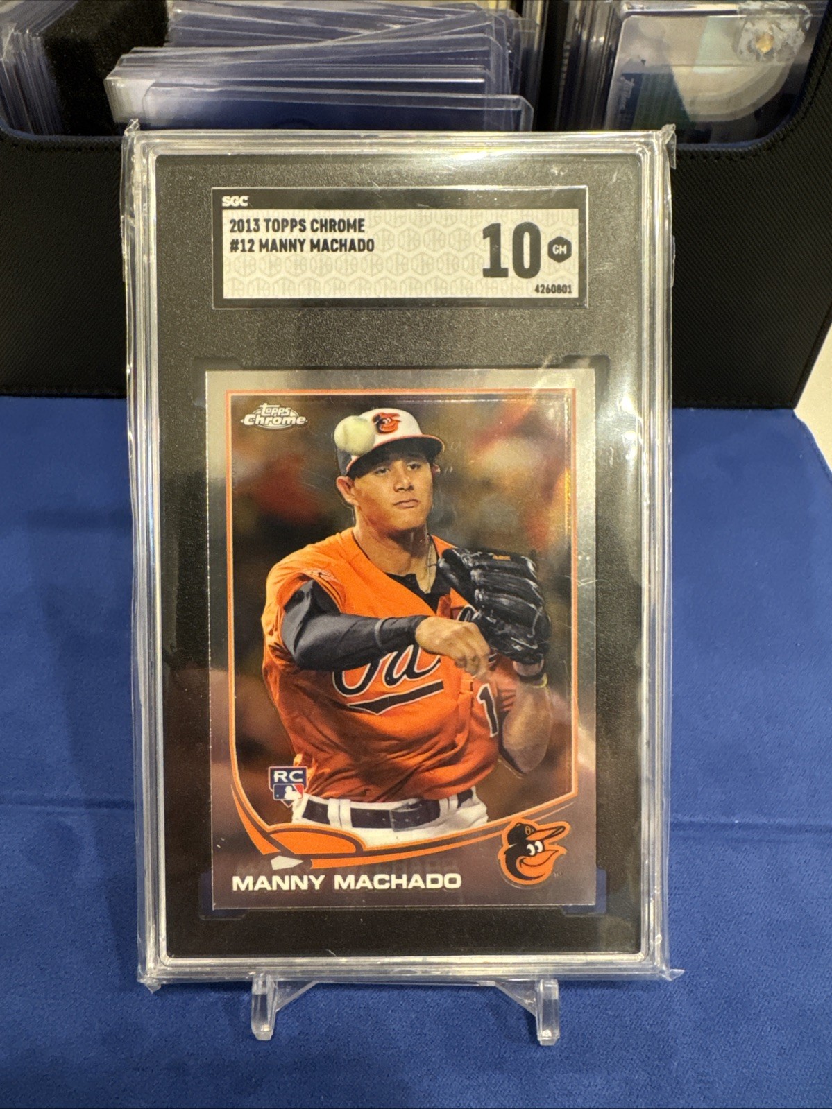 🔥 2013 Topps Chrome Manny Machado #12 – Refractor Rookie Card (RC) SGC 10